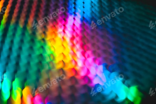 Preview: Abstract and pattern background in intense rainbow light colors