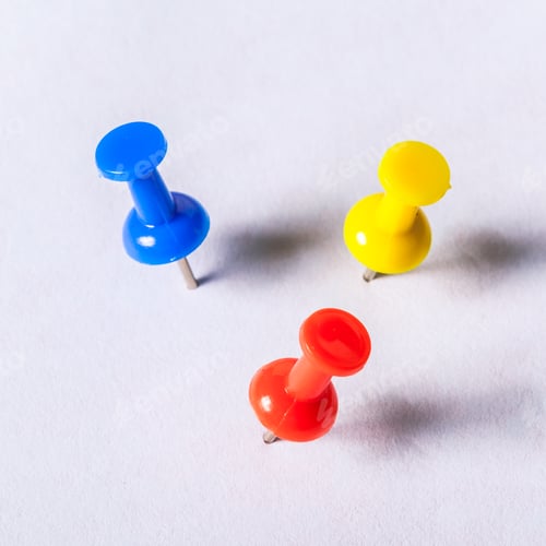 Preview: Set of push pins