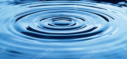Preview: The ripple affect. Abstract studio shot of ripples in a puddle of water.
