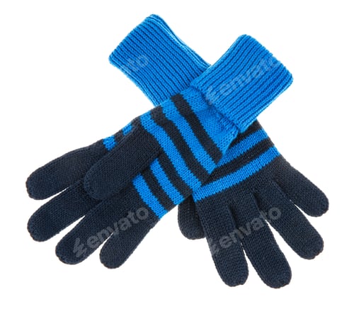 Preview: knitted woolen baby gloves