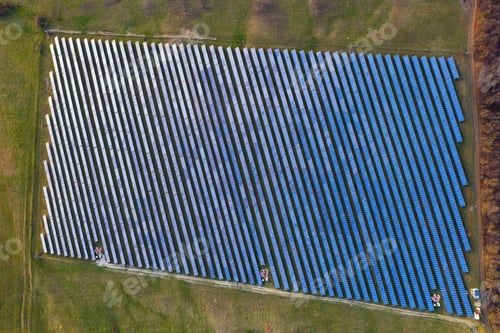 Preview: Solar panels - drone view