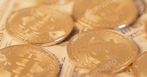 Preview: Bitcoin over banknote
