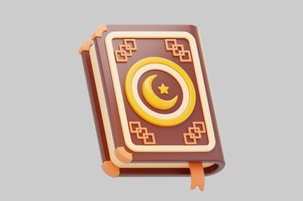 Preview: Brown book with a yellow crescent moon and star on the cover.