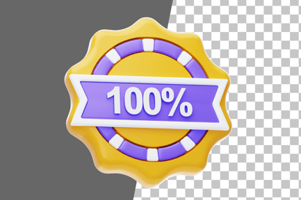 Preview: 100 Percent 3D Icon