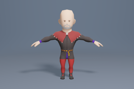 Preview: Medieval character grandee 4