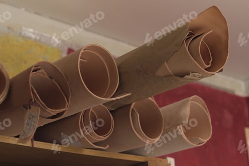 Preview: selection of top-notch beige leather cuts in different shades, demonstrating the range of colors