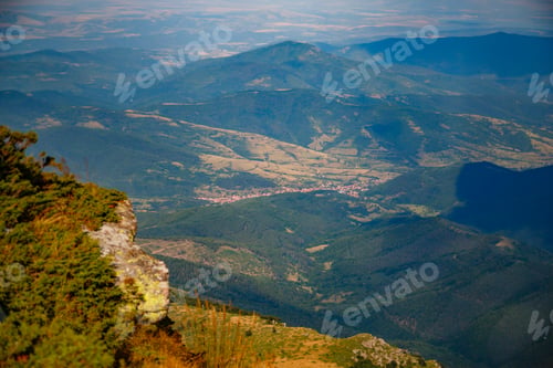 Preview: Beautiful view of mountains from peak Kopren, Balkan Mountain (Stara Planina), Serbia