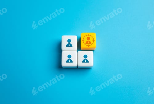 Preview: Headhunting and search for new employees. Recruiting. Consumer targeting.
