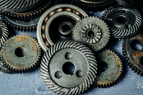 Preview: Gears from an old industrial machine