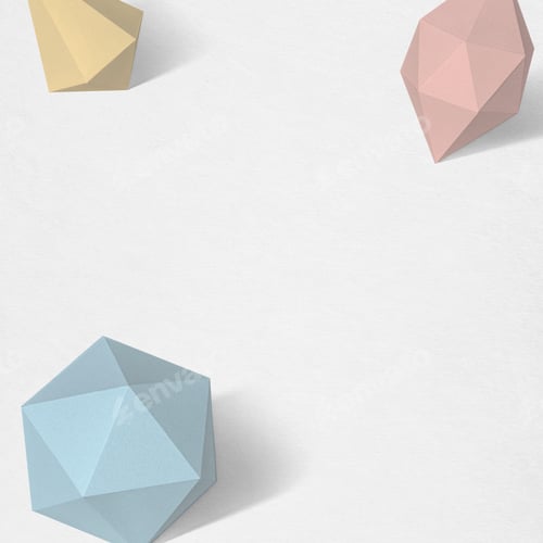 Preview: Geometric paper craft design background
