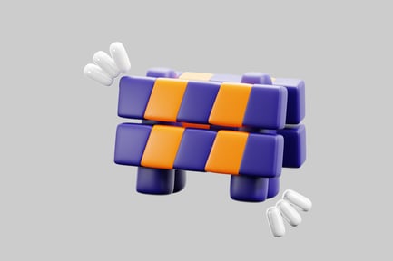 Aperçu: Cube en damier avec haricots blancs