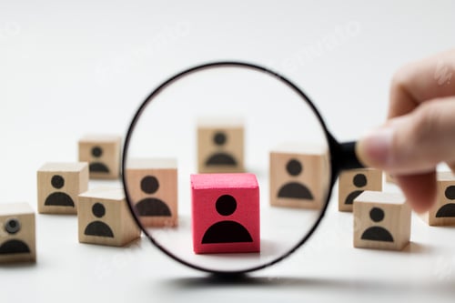Preview: Recruitment concept searching for employee