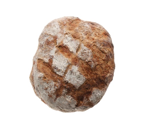 Preview: Loaf of delicious fresh bread isolated on white