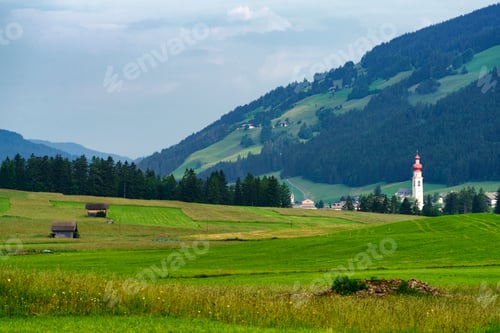 Preview: Cycleway of Pusteria valley at summer. Villabassa