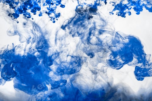 Preview: water color ink movement explosion, abstract color background paint in water, liquid art