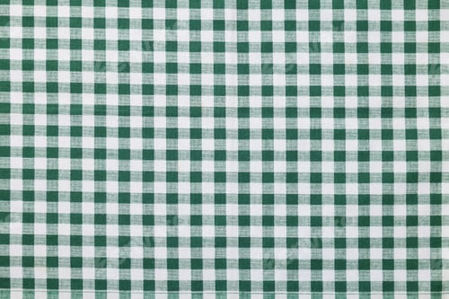 Preview: Texture of checkered fabric as background, top view