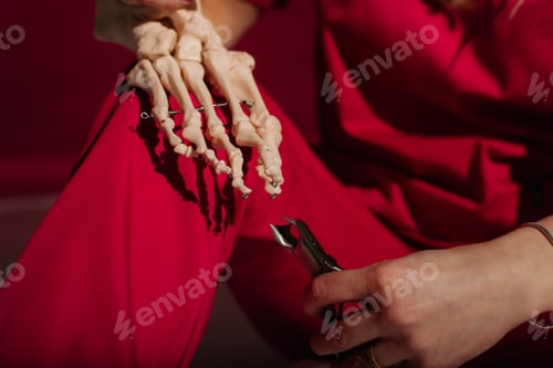 Preview: Foot Model showing bones and skeleton