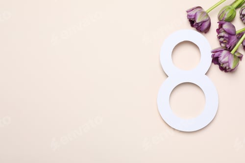 Preview: Concept of 8 march, Women day, space for text