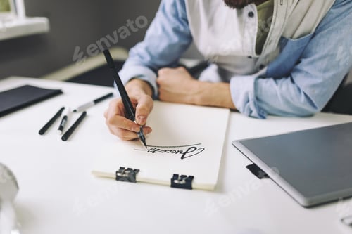 Preview: Designer at work in office