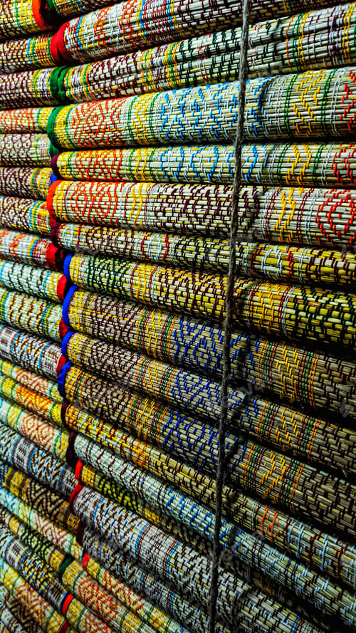 Preview: Handmade Kusha Grass Aasan (Mat)