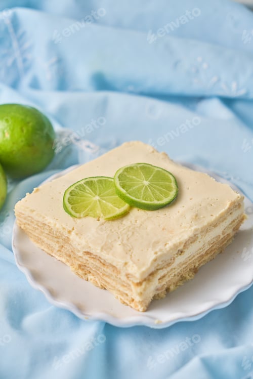 Preview: Traditional Homemade Lemon Carlota, Mexican pie
