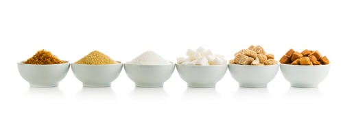 Preview: Brown and white sugar.
