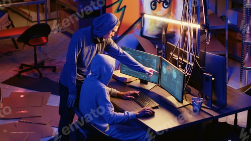Preview: Hackers in bunker unauthorized accessing