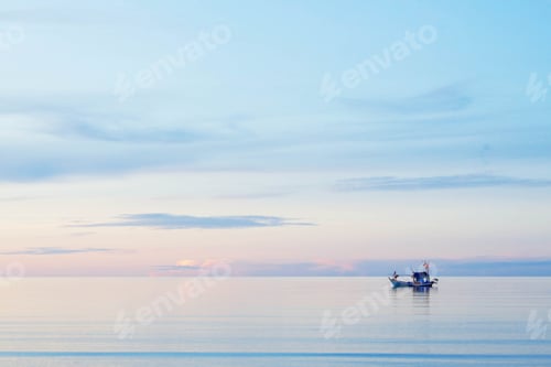 Preview: Fishing boats on the sea