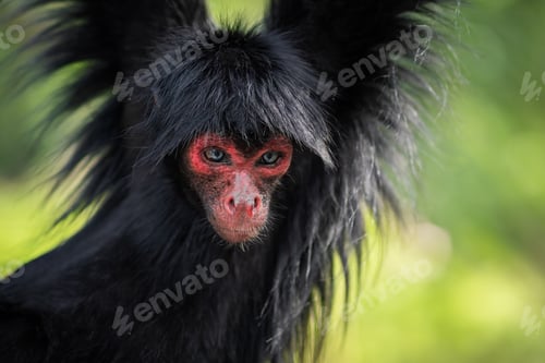 Preview: Red-faced Spider Monkey (Ateles paniscus)