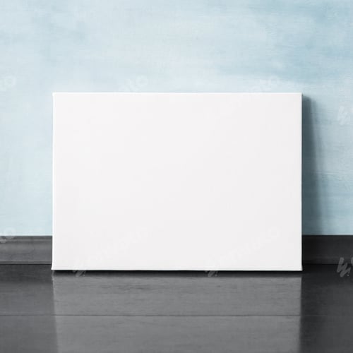 Preview: Blank canvas frame.
