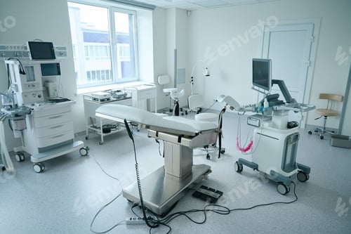 Preview: Cabinet interior for gynecological examination in the hospital