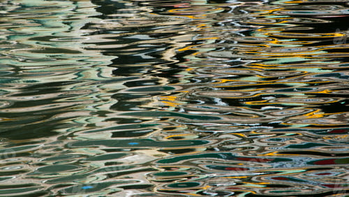 Preview: Ripples on the water surface in Juneau boat harbor. Alaska, USA