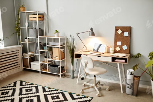 Preview: Cozy Home Office in White