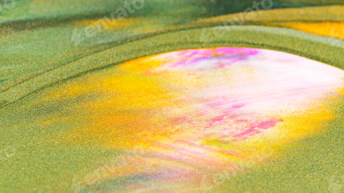 Preview: Abstract Glitter Paints Texture On Canvas. Background With Glittering Paints