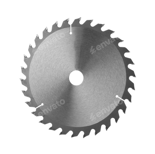 Preview: Saw disk isolated on white. Carpenter's tool