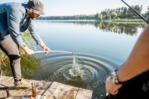 Preview: Fisherman catching fish