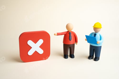 Preview: The builders are being prohibited from working. Client demands that the problem be resolved