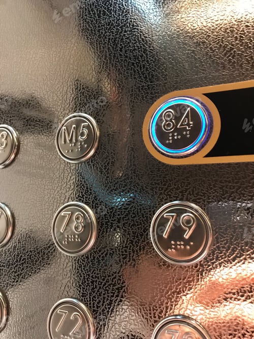 Preview: Buttons in an elevator. 84th floor