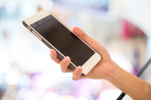 Preview: Woman use of mobile phone