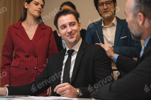Preview: business approve and certificate concept, confirmation of business marketing document permit