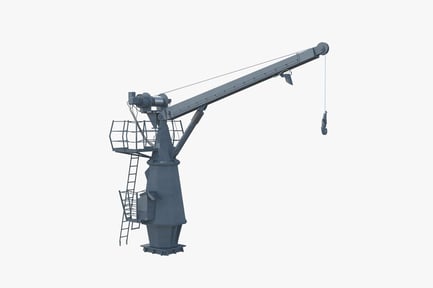 Aperçu: Davit Crane, navire de la marine américaine