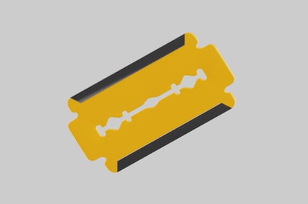 Preview: Safety razor blade accessory yellow