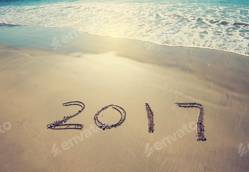 Preview: 2017 Written In Sand Write On Tropical Beach