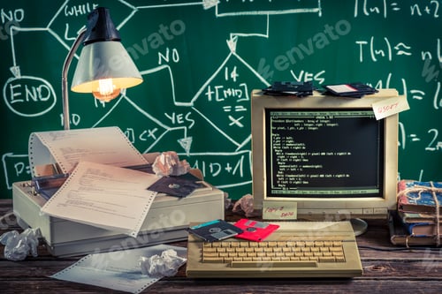 Preview: Work on algorithm in the vintage computer lab