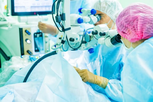 Preview: View of operation using modern endoscopic equipment