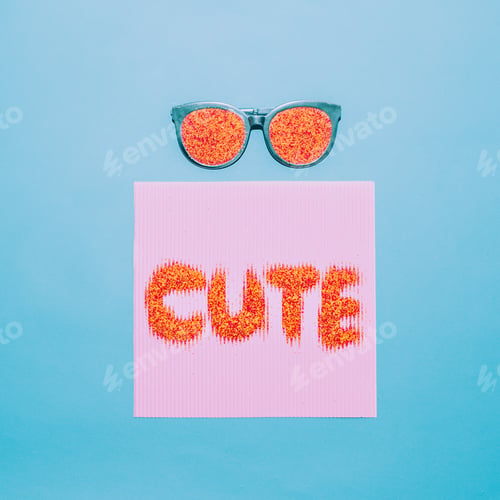 Preview: Be cute. Sunglasses fashion minimal art