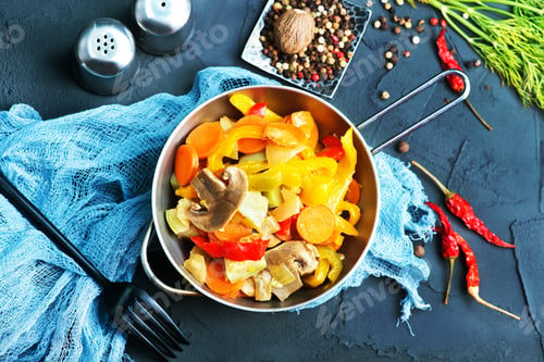 Preview: fried vegetables