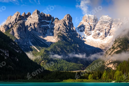 Preview: Lago di Landro Lake in the Dolomites, South Tyrol, Italy, Europe