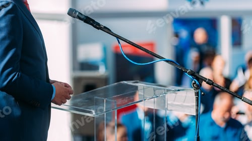 Preview: Politician during election campaign