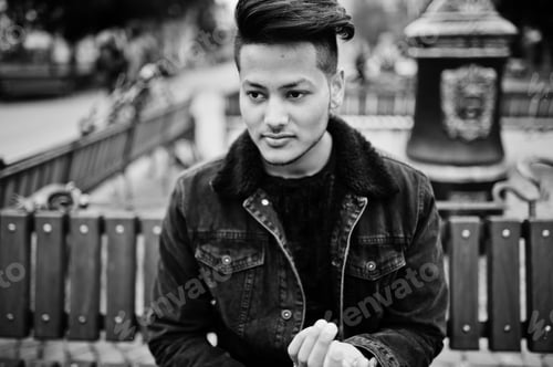 Preview: Handsome and fashionable asian man